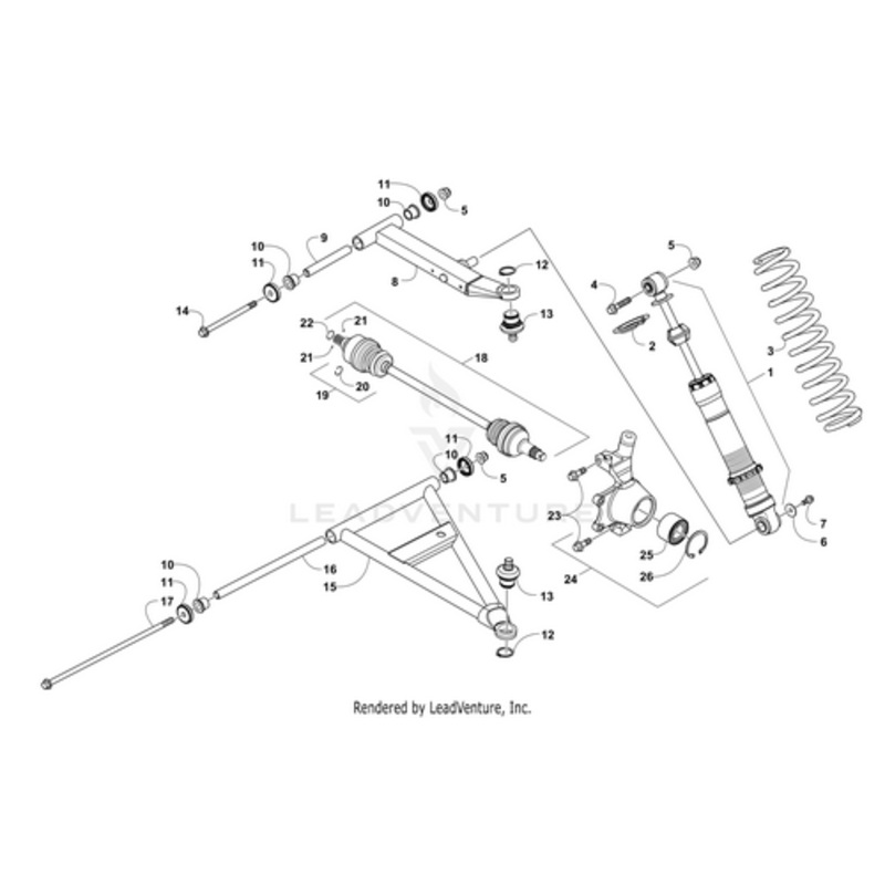 A-Arm – Upper Right (Inc. 9-13) by Arctic Cat
