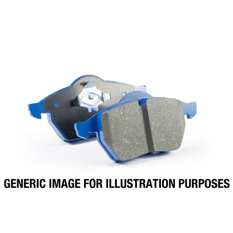EBC 13-15 Porsche 911 (991) GT3 3.8L (Cast Iron Rotor Only) Bluestuff Rear Brake Pads