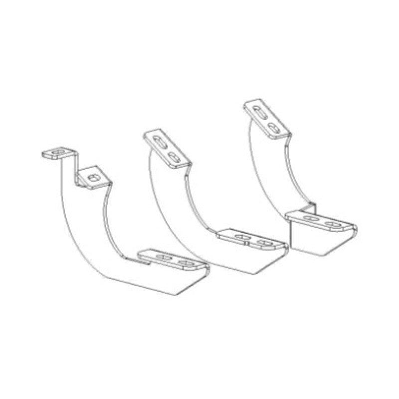 Go Rhino 24-25 Lexus GX550 Brackets for V-Series V3 RB Side Steps