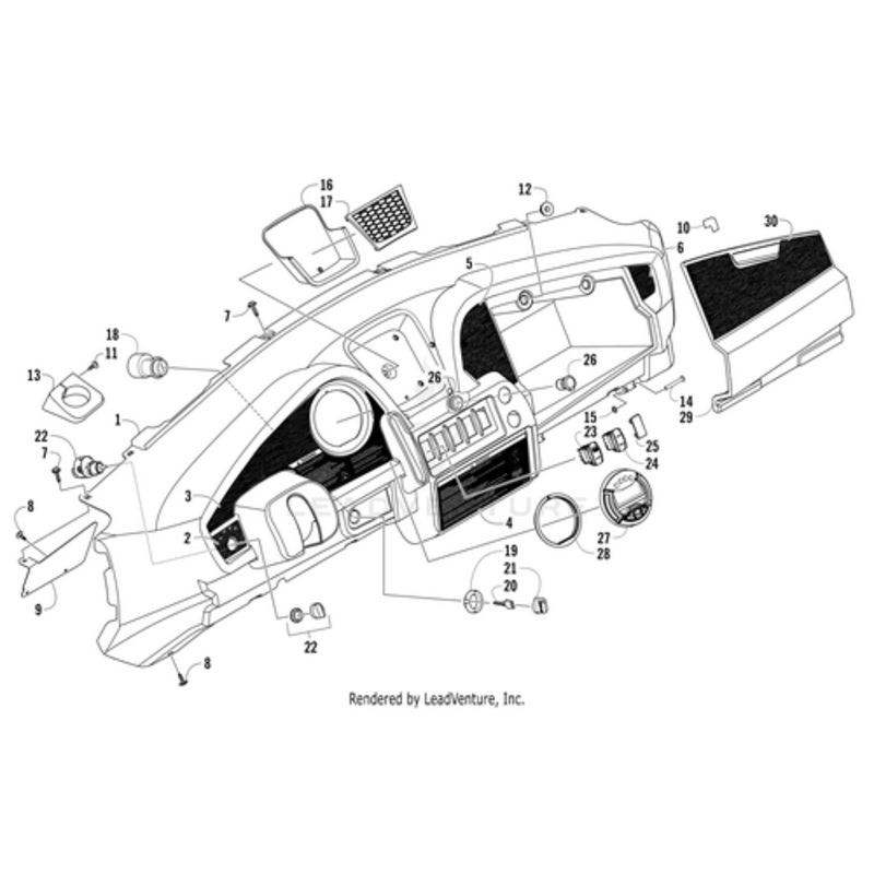 Gauge Lcd (Inc. 28) by Arctic Cat