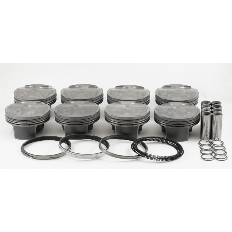 Mahle MS Piston Set of 8 Ford 5.2L Voodoo 315cid 3.710in Bore 3.661 Stk 5.9 Rod .827 Pin 7.8cc 12CR