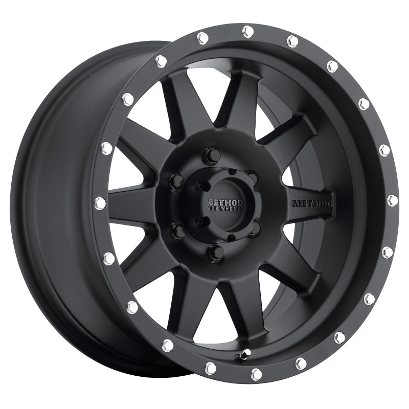 Method MR301 The Standard 18×9 +18mm Offset 6×135 94mm CB Matte Black Wheel