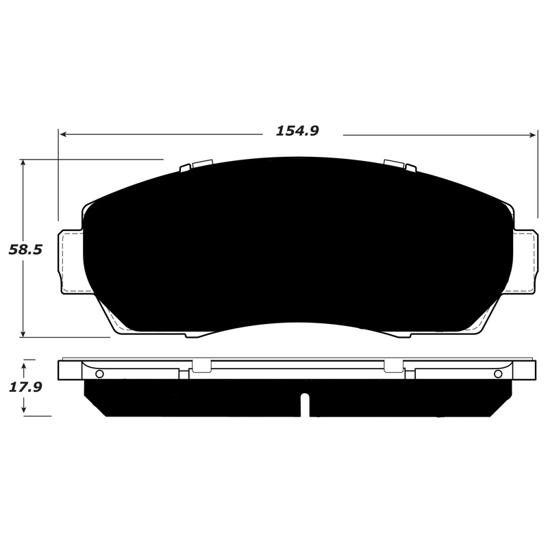 Porterfield Brake Pads for 2014 HONDA ODYSSEY