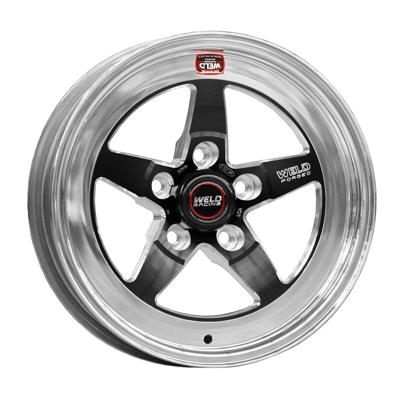 Weld S71 15×9.33 / 5×4.75 BP / 4.5in. BS Black Wheel (Medium Pad) – Non-Beadlock