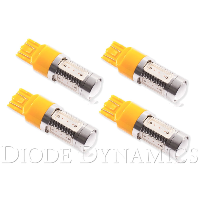 7443 LED Bulb HP11 LED Amber Set of 4 Diode Dynamics