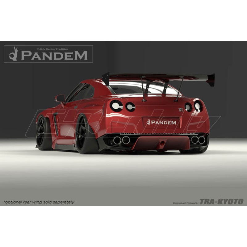 GReddy Version 2 Pandem X Rocket Bunny Rear Under Diffuser | 2009-2021 Nissan GTR (17020611)