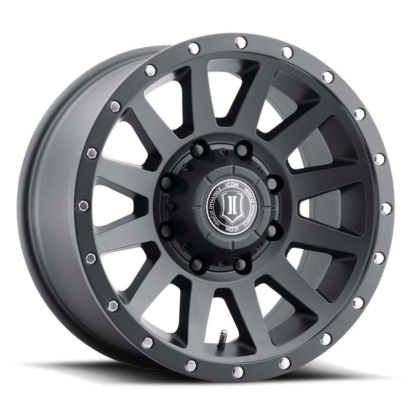 ICON Alloys Compression HD 18″ 8×165.1 Satin Black