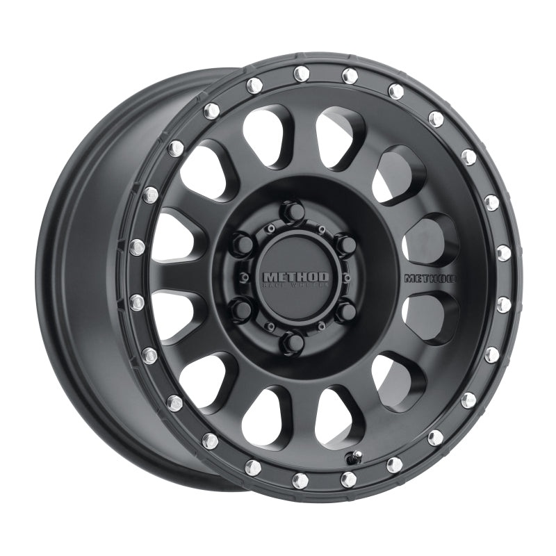 Method MR315 17×8.5 0mm Offset 6×5.5 106.25mm CB Matte Black Wheel