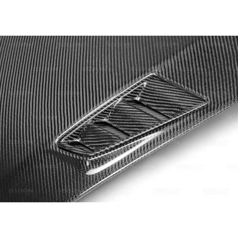 Seibon 06-10 Honda Civic 4 Door JDM / Acura CSX (FD1/2/3/5) MG II Carbon Fiber Hood