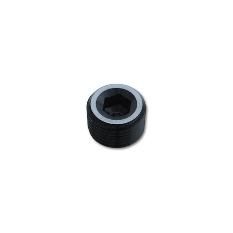 Vibrant 1/8in NPT Socket Pipe Plugs – Aluminum