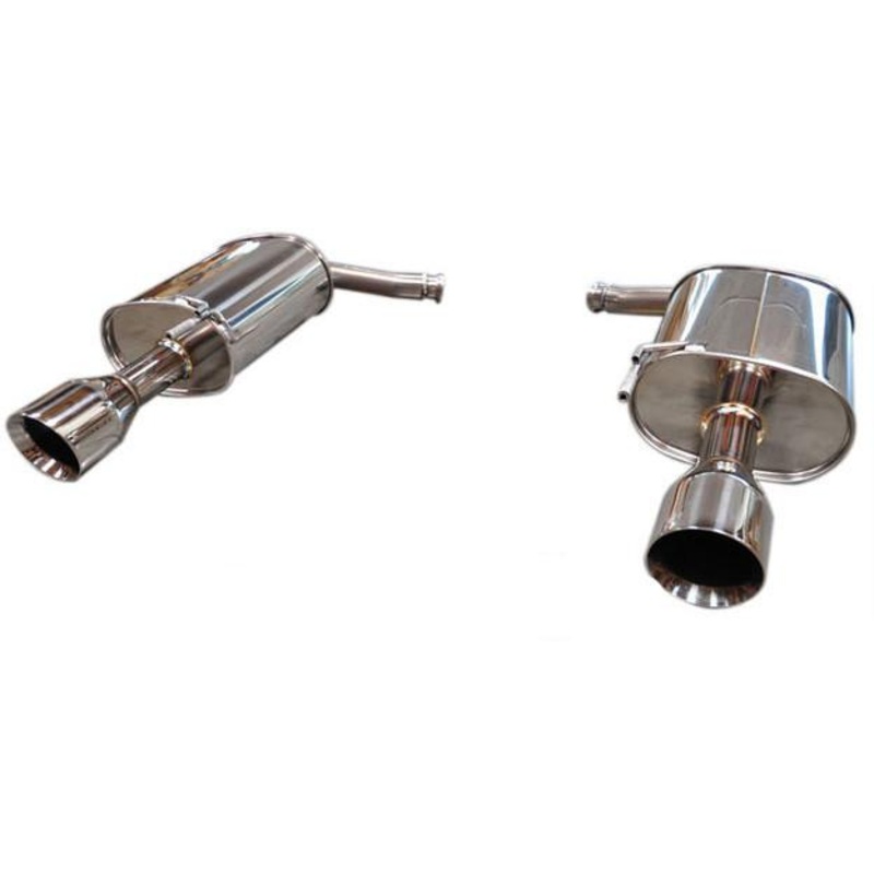 2007-2008 G35 Sedan Medallion Touring Dual Muffler Axle-Back Exhaust by Revel VLS (T70130A)