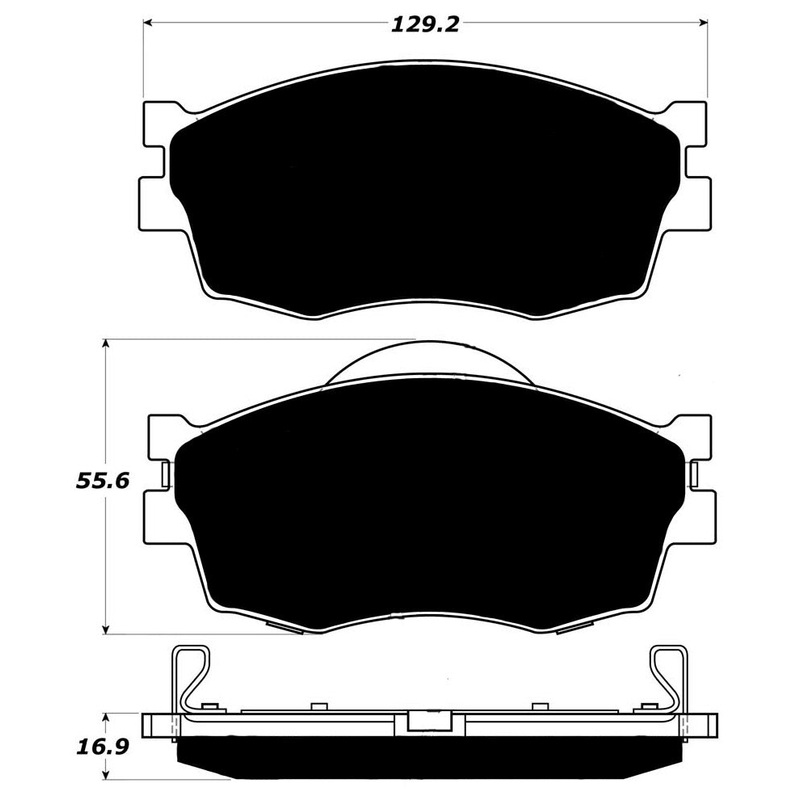 Porterfield Brake Pads for 2010 KIA RIO