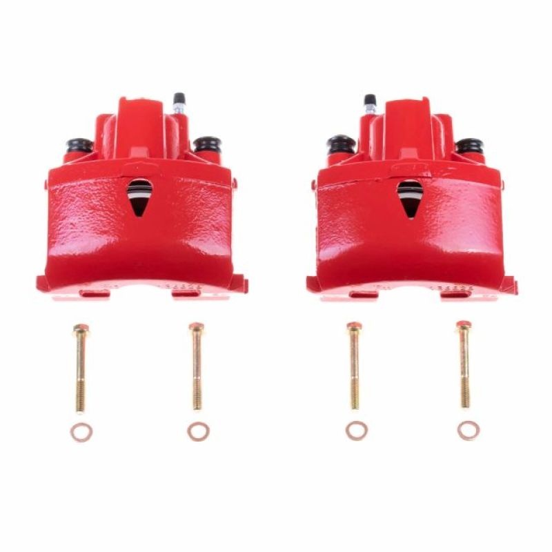 Power Stop 00-05 Dodge Neon Front Red Calipers w/o Brackets – Pair