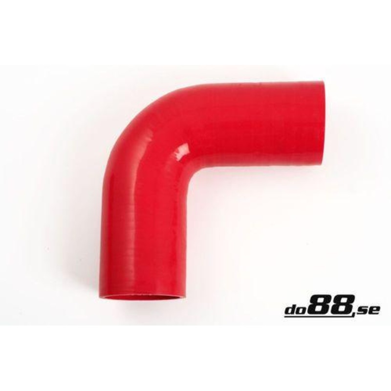 Silicone Hose Red 90 degree 2,5” (63mm)