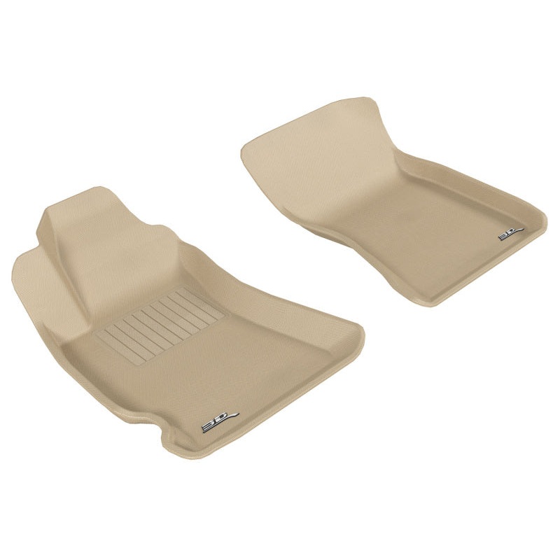 3D MAXpider 2009-2013 Forester Kagu 1st Row Floormat – Tan | L1SB00311502