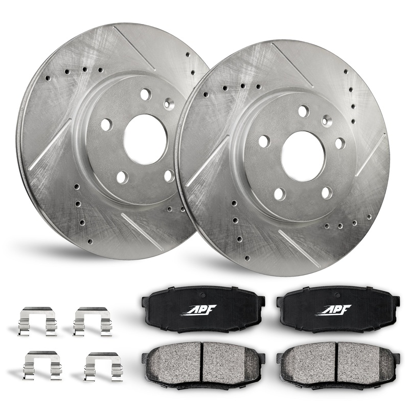 APF Front Brake Kit Rotors and Pads for Buick LeSabre 11″ 2000-2005