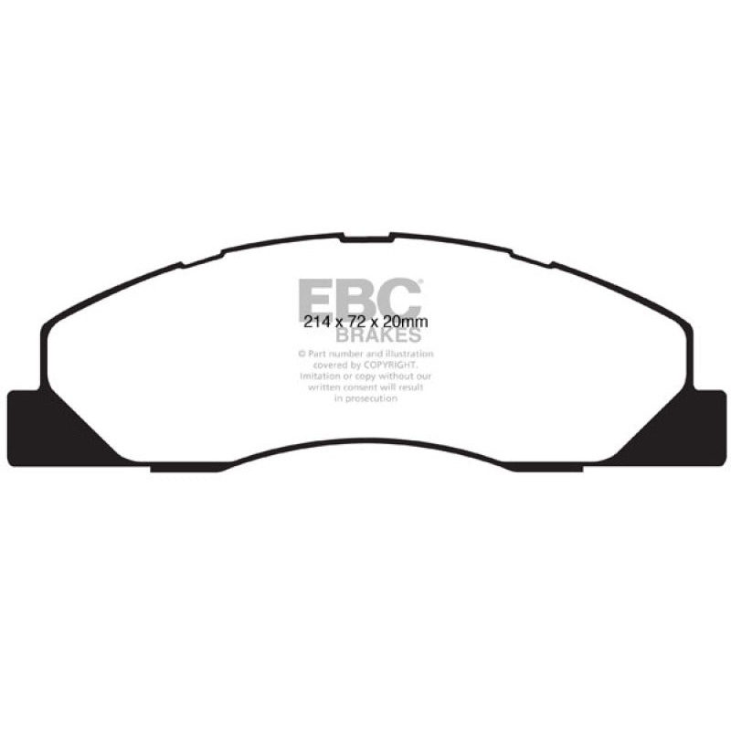 EBC 09-11 Dodge Ram 2500 Pick-up 5.7 2WD/4WD Extra Duty Front Brake Pads