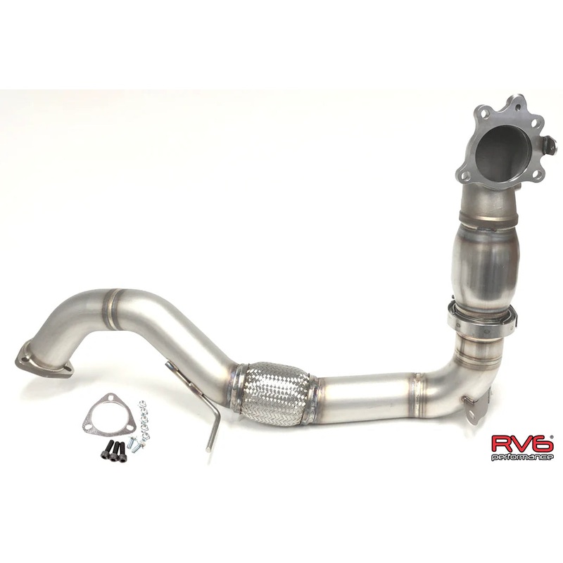 RV6 CATTED DOWNPIPE & FRONT PIPE COMBO FOR 17-21 HONDA CIVIC [1.5T]