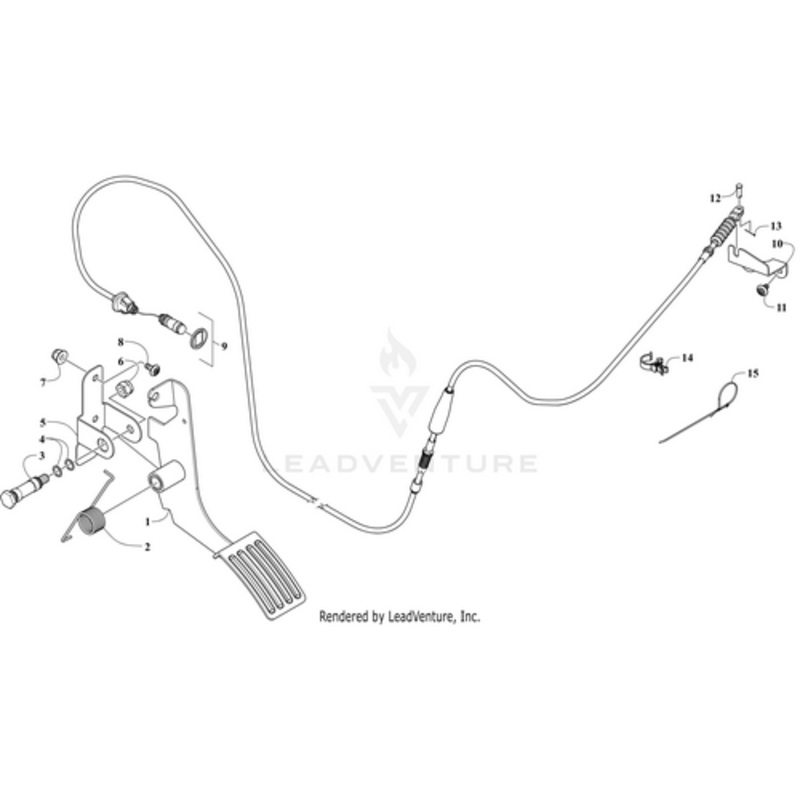 Accelerator Cable (Diesel) by Arctic Cat