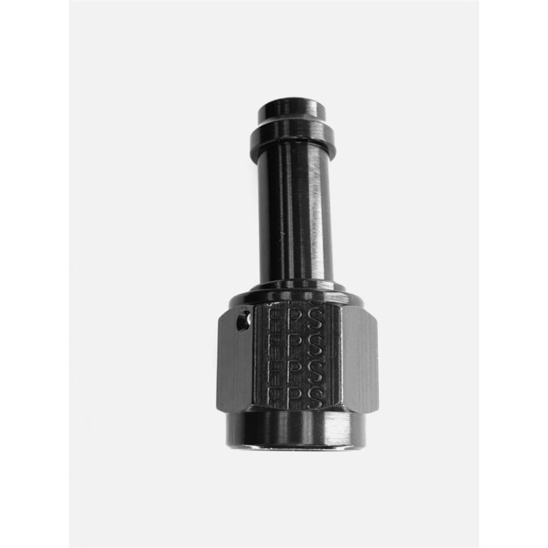 Fragola -6AN Straight EZ Street Hose End Black
