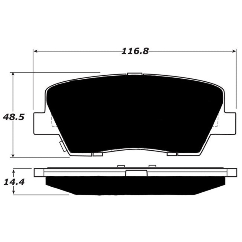 Porterfield Brake Pads for 2011 HYUNDAI GENESIS COUPE GrandTouring