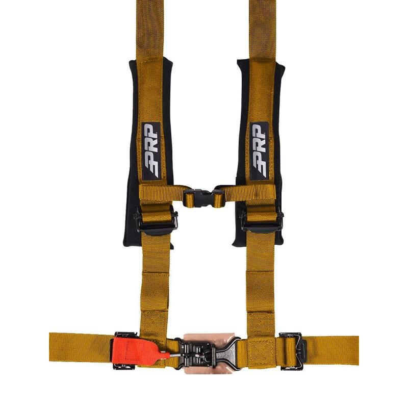 PRP 4.2 Harness with Latch / Link Lap Belt- Gold