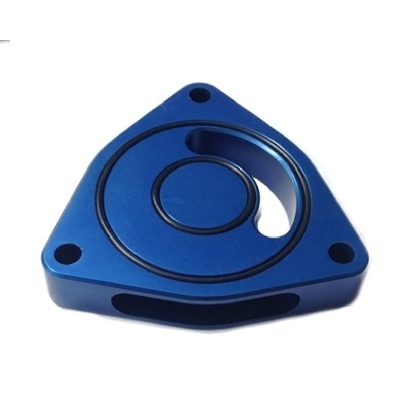 Torque Solution Blow Off BOV Sound Plate (Blue) 16+ Honda Civic 1.5T