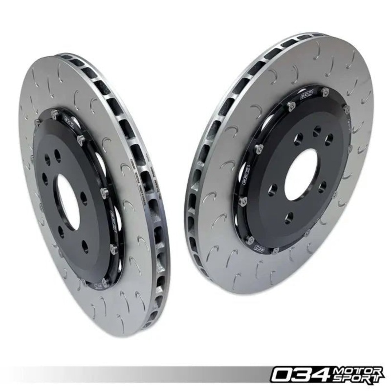 034Motorsport 2-Piece Floating Rear Brake Rotor Upgrade Kit – Audi S4, S5, SQ5 (B9+)