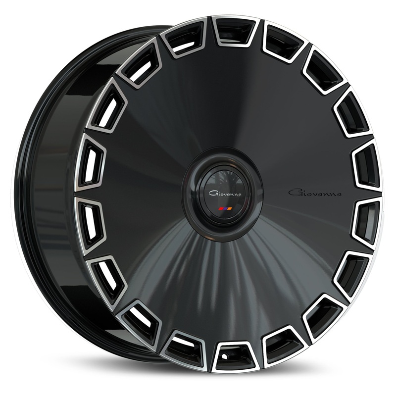 24×10.5 Giovanna Dicotto Gloss Black w/Machined Face