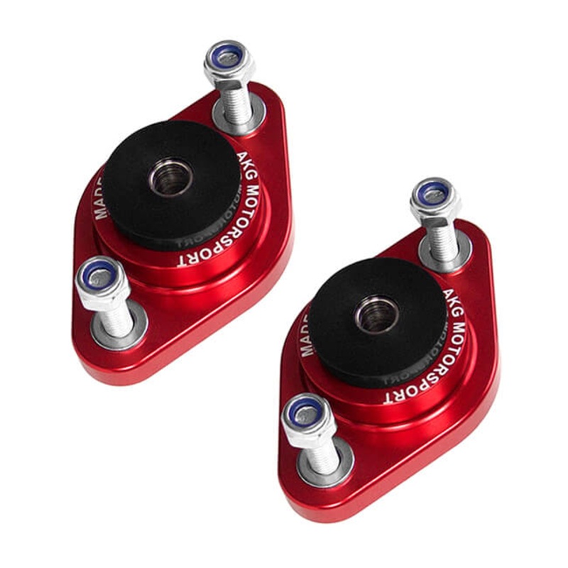 AKG Motorsport – BMW Rear Shock Mounts Aluminum, Poly 12mm  E30, E36, E46, Z3, Z4