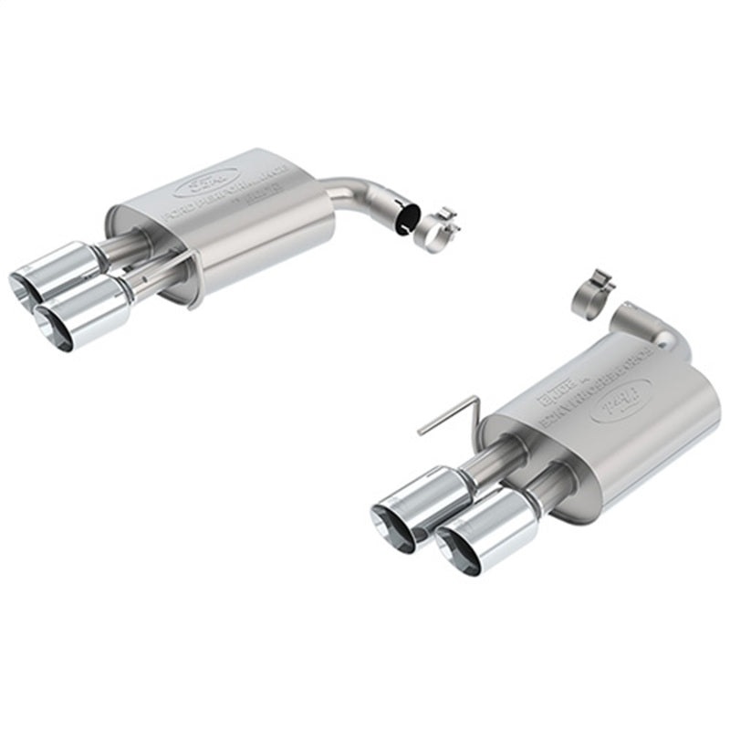 Ford Racing 2018 Mustang GT 5.0L Extreme Muffler Kit – Chrome Tips