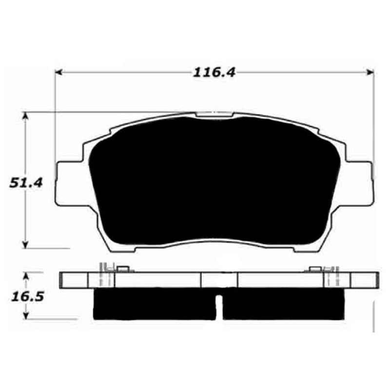 Porterfield Brake Pads for 2007 SCION xB