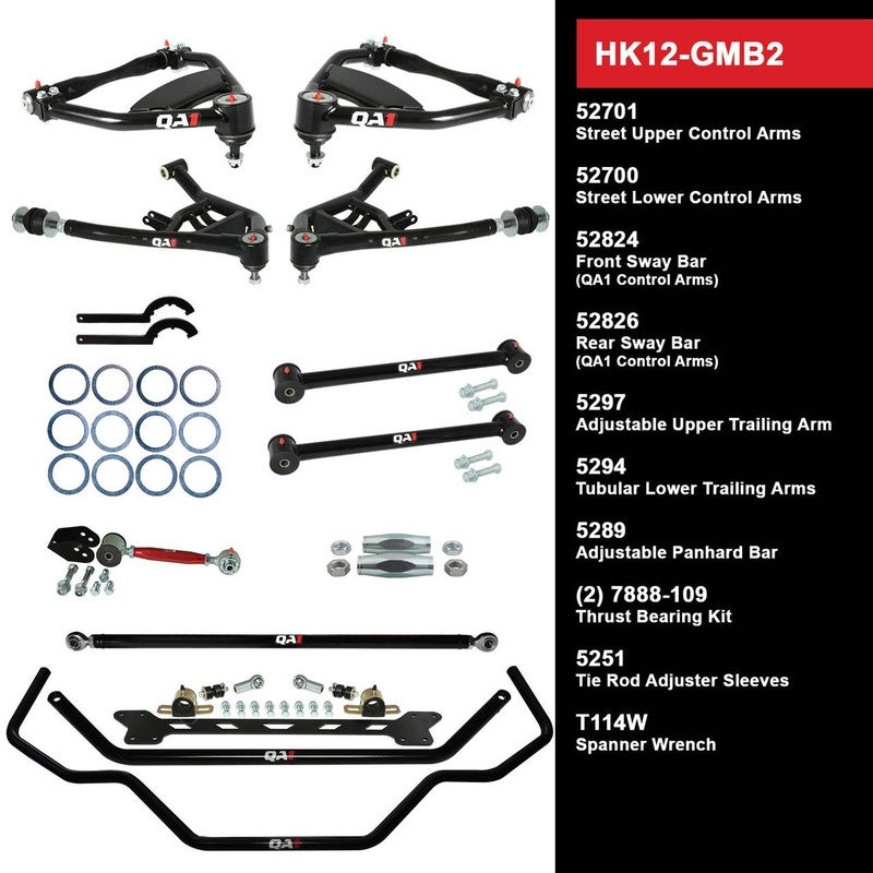QA1 HK12-GMB2 Level 2 Full Vehicle Handling Kit 65-68 GM B-Body W/O Shocks
