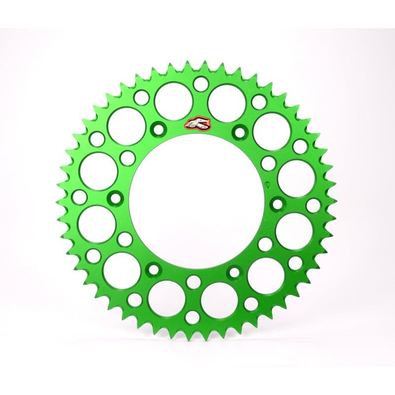 Renthal 2018/ 21-22 Kawasaki KLX450R Rear Grooved Sprocket – Green 520-53P Teeth