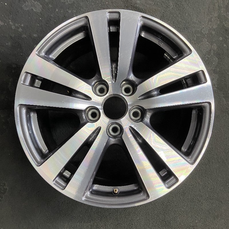18″ PILOT 16-18 18×8 alloy 5 double spoke factory installed machined face Original OEM Wheel Rim