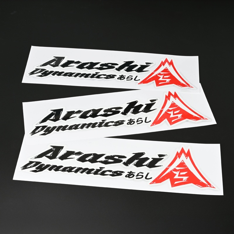 Arashi Logo Decal  300x90mm (3pcs)