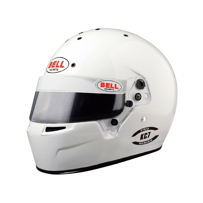 Bell KC7 CMR Youth Helmet – Snell FIA CMR-2016, White