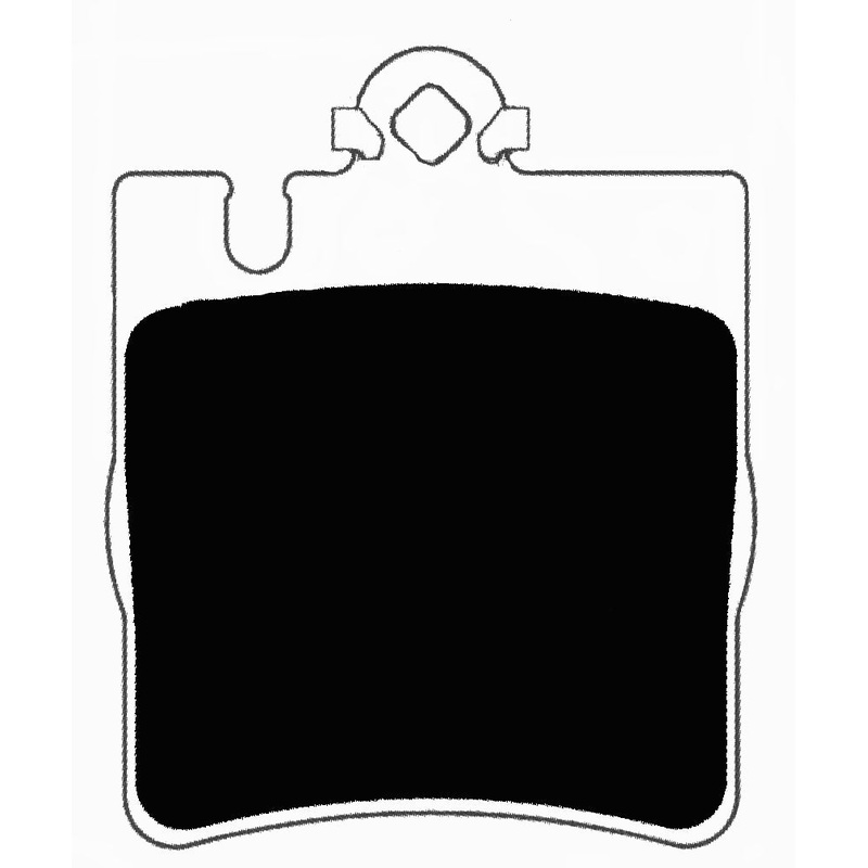 Porterfield Brake Pads for 2009 MERCEDES-BENZ CLK350