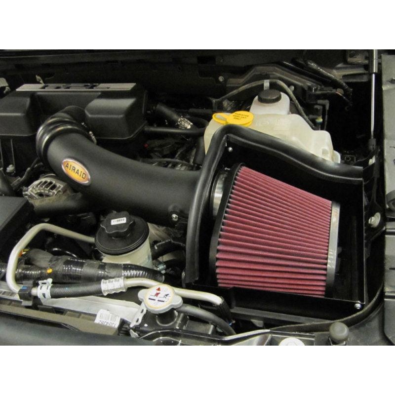 Airaid 10-14 Ford SVT Raptor / 11-13 F-150 6.2L CAD Intake System w/ Tube (Dry / Red Media)