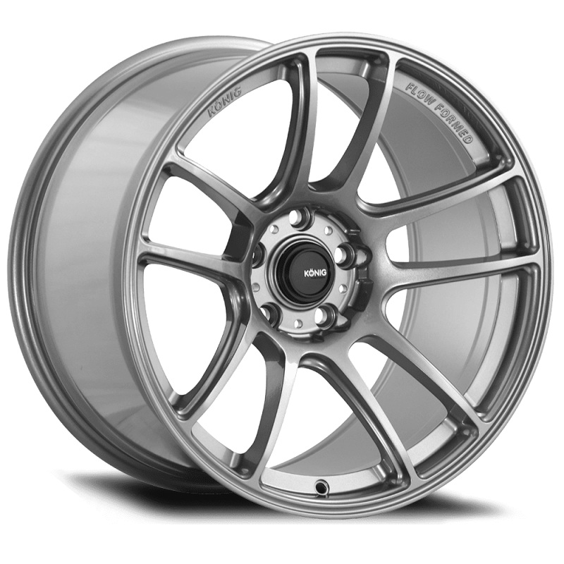 Konig Heliogram 17X9 5X114.3 ET38 Titanium Metallic Knurled Bead Flow Formed