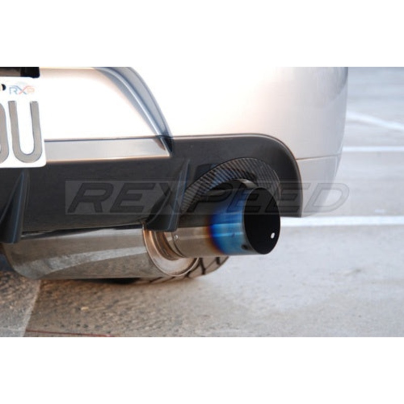 Rexpeed JDM Carbon Exhaust Shield Mitsubishi Evo 9 2005-2007 | R07