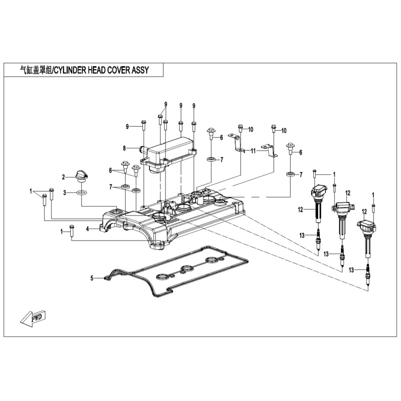 Spark Plug (Replaces 0Tyv-170200-1000) by CF Moto