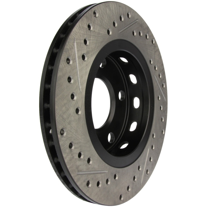 StopTech 2/99-02 Audi S4 Slotted & Drilled Left Rear Rotor