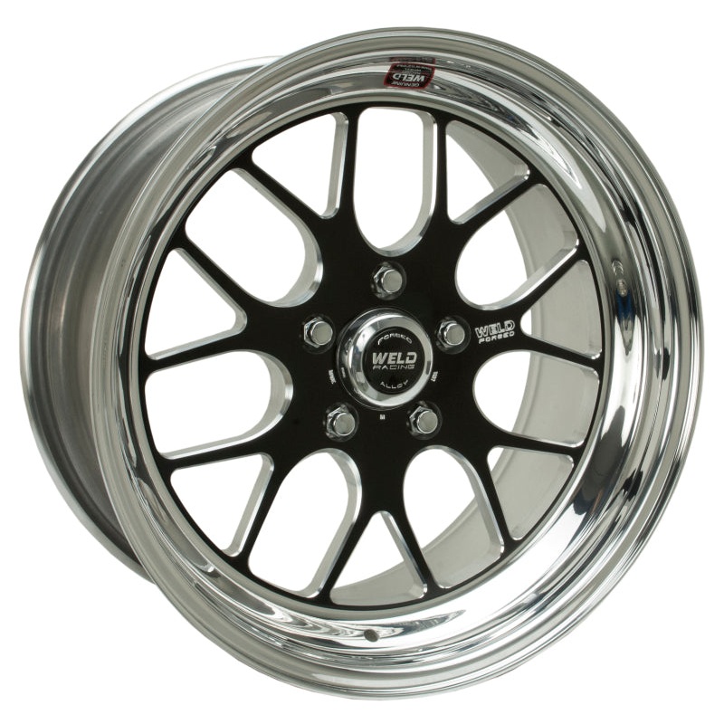 Weld S77 18×6 / 5×4.5 BP / 3.2in. BS Black Wheel (Low Pad) – Non-Beadlock