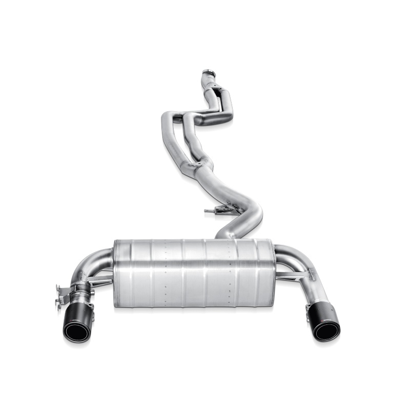 Akrapovic 12-15 BMW 335i (F30 F31) Evolution Line Cat Back (SS) w/ Carbon Tips (Req. Link Pipe)