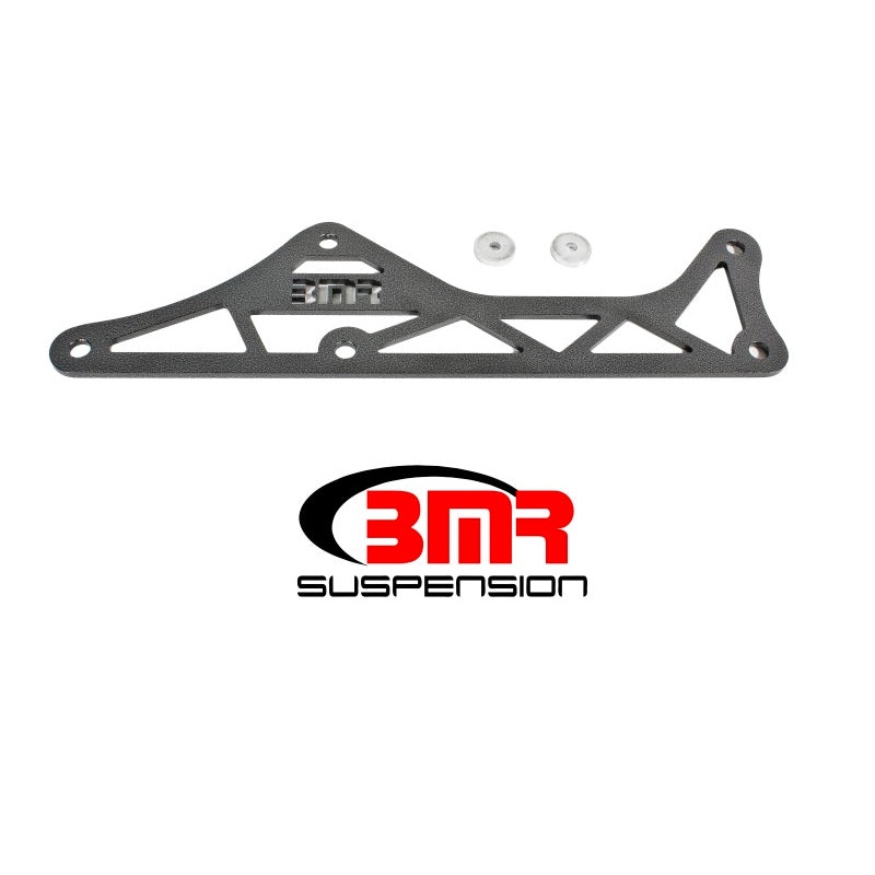 BMR 16-17 6th Gen Camaro Steel Driveshaft Tunnel Brace – Black Hammertone