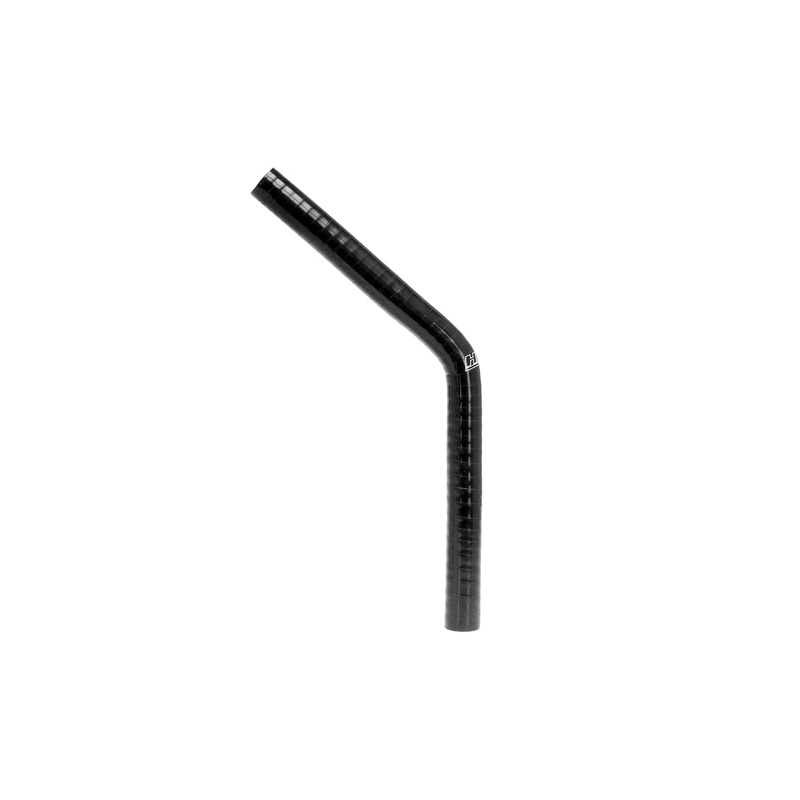 HPS 1-5/8″ 4-ply Reinforced Silicone 45 Degree Elbow Coupler | Universal (HTSEC45-162-BLK)