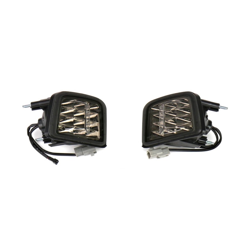 OLM USDM LED Front Turn Signal Housings Smoked Lens – 15-17 WRX/STI