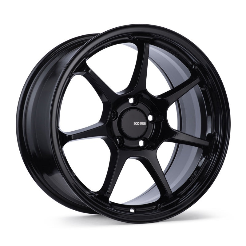 Enkei TS-7 18×9.5 5×120 45mm Offset 72.6mm Bore Gloss Black Wheel