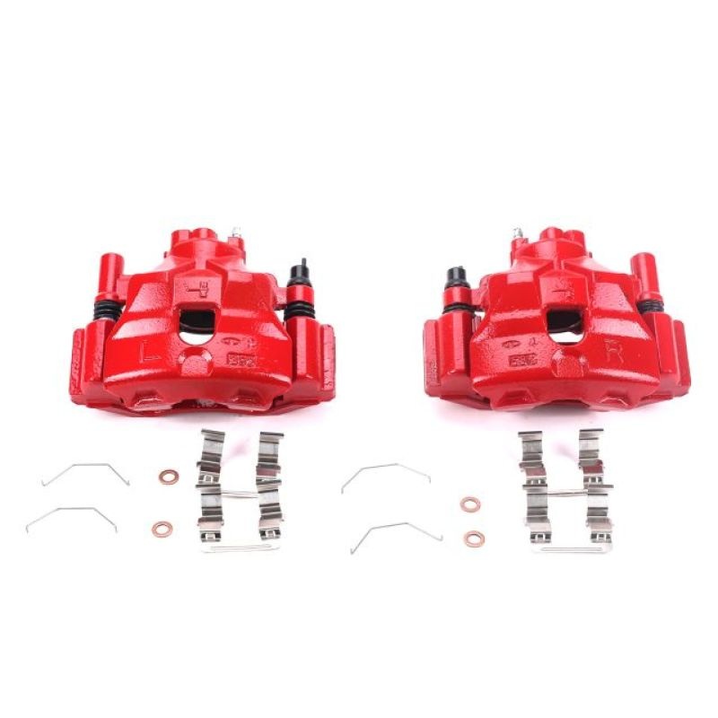 Power Stop 03-05 Mazda 6 Front Red Calipers w/Brackets – Pair